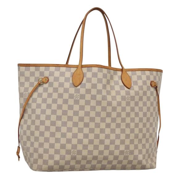 LOUIS VUITTON Damier Azur Neverfull GM Tote Bag N41360 - Picture 1 of 16